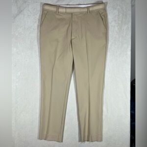G/FORE 36W 30L Khaki Performance No Wrinkle Performance Golf Pants EUC C22